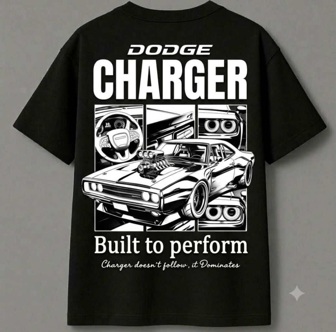 DODGE CHARGER OVERSIZED TEE