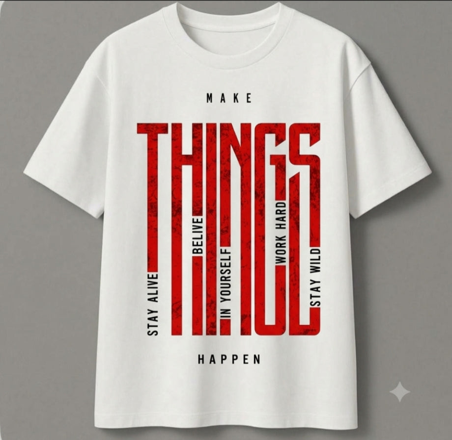 MAKE IT HAPPEN OVERSIZED TEE