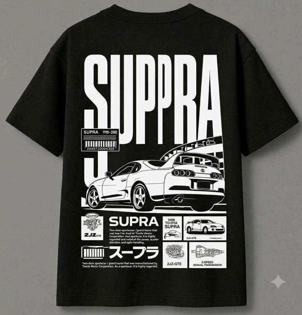 SUPRA 2JZ OVERSIZED TEE